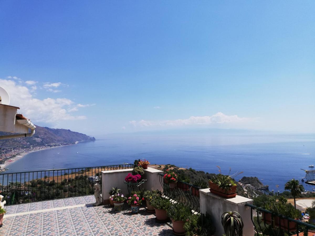 Il Normanno, Appartamento Con Panorama Mozzafiato Taormina Luaran gambar